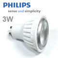 x.LED lámpa GU10 (PowerLED/3W/25°) meleg fehér -Philips