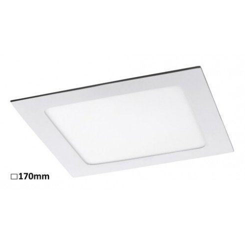 Lois beépíthető lámpa 12W LED, négyzet alakú, fehér - természetes fehér fény