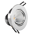 SOLIM COB LED Spot lámpatest (ezüst, bill.) 3.5W meleg fény