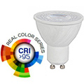 LED lámpa GU10 (6W/38°) meleg fehér (CRI95 - RealColor) Kifutó