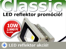 Classic LED reflektor akciós áron - most cserélje le halogén fényvetőit!