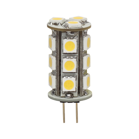 LED lámpa G4 (SMD5050x18/2.5W/270°) meleg fény Kifutó!