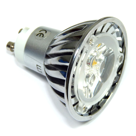 x.LED lámpa GU10 (PowerLED/3W/45°) meleg fehér Dim!