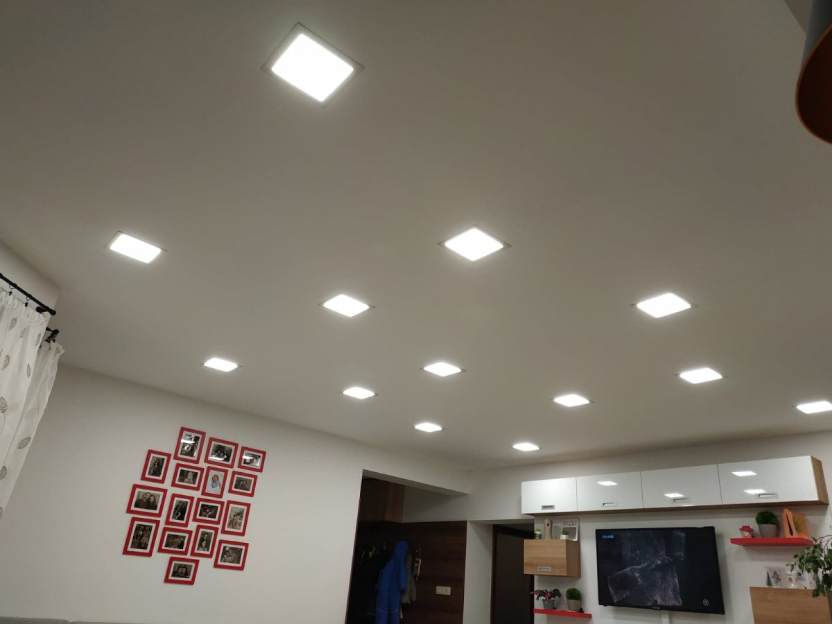 Nappali világítás sok-sok eco led panellel